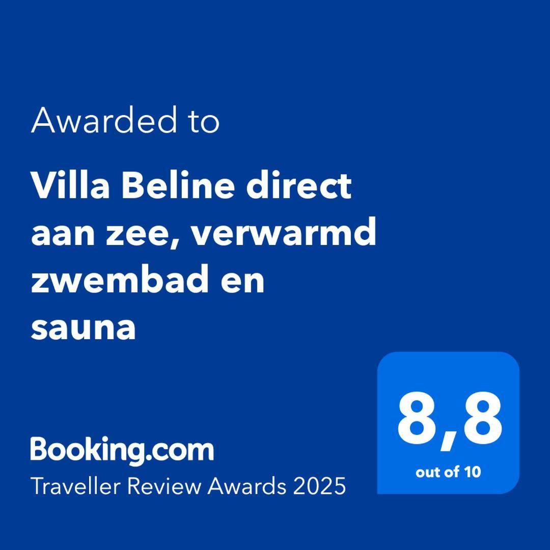 Villa Beline Direct Aan Zee, Verwarmd Zwembad En Sauna Трибань-Крушчица Экстерьер фото